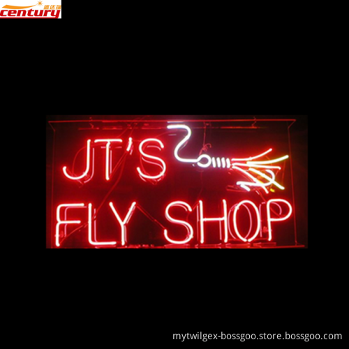 wholesale china factory price JT'S FLY SHOP neon sign light
